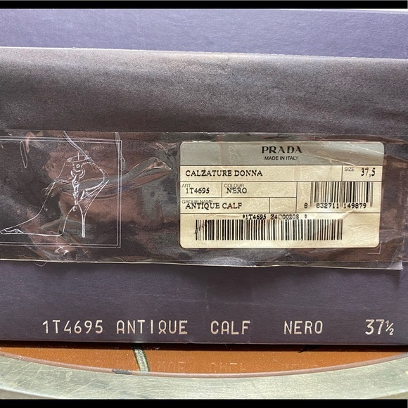 Prada Black Western Ankle booties EUC size… - Picture 10 of 11